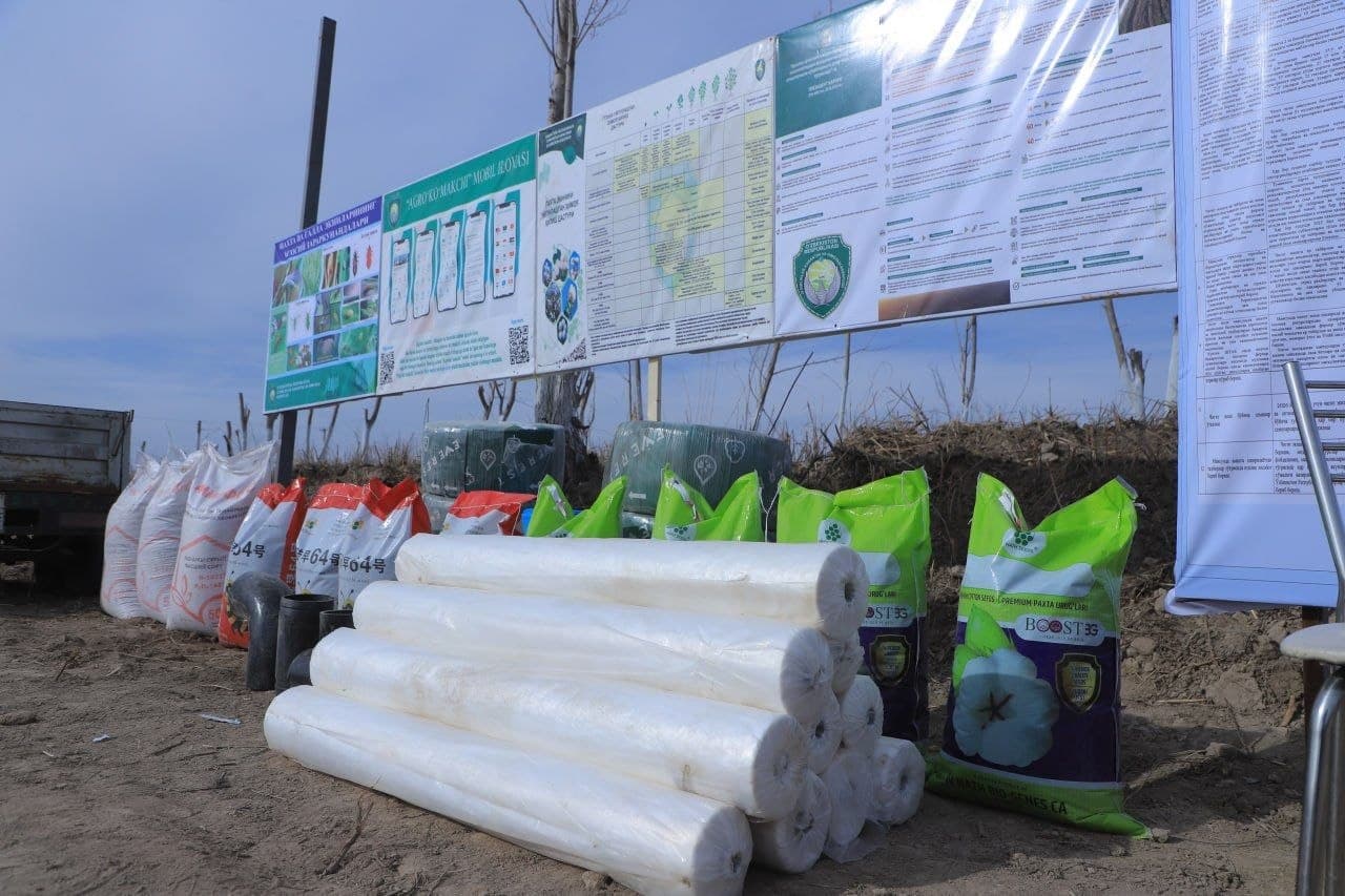 В ТУПРОГКАЛЕ НАЧАЛСЯ ПОСЕВ СЕМЯН ХЛОПЧАТНИКА УРОЖАЯ 2026 ГОДА.