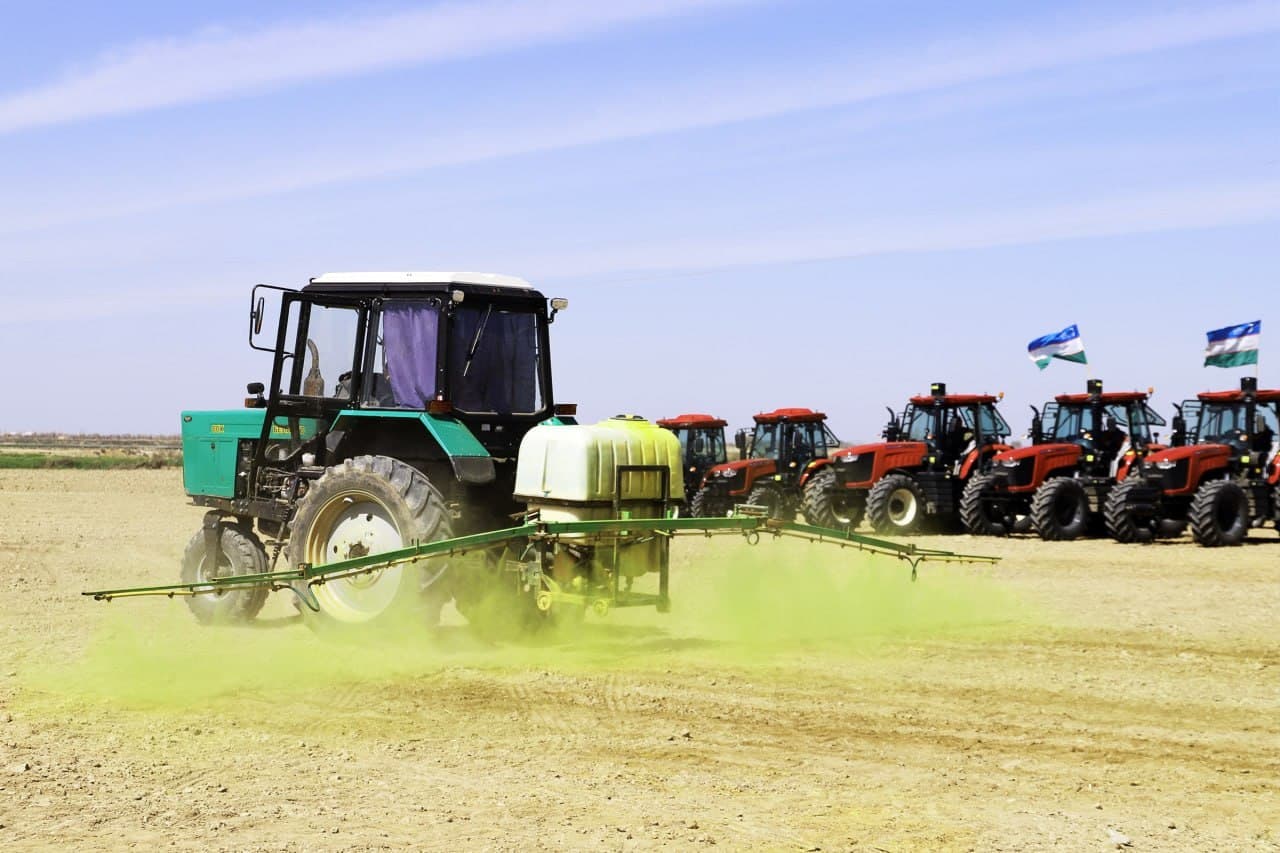 В Кашкадарье широко практикуется посев семян по технологии «Синьцзян».