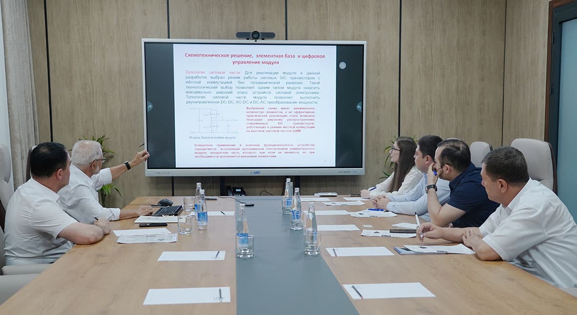 UBPM-1 universal ikki yo‘nalishli quvvat moduli bo‘yicha texnik taqdimot bo‘lib o‘tdi
