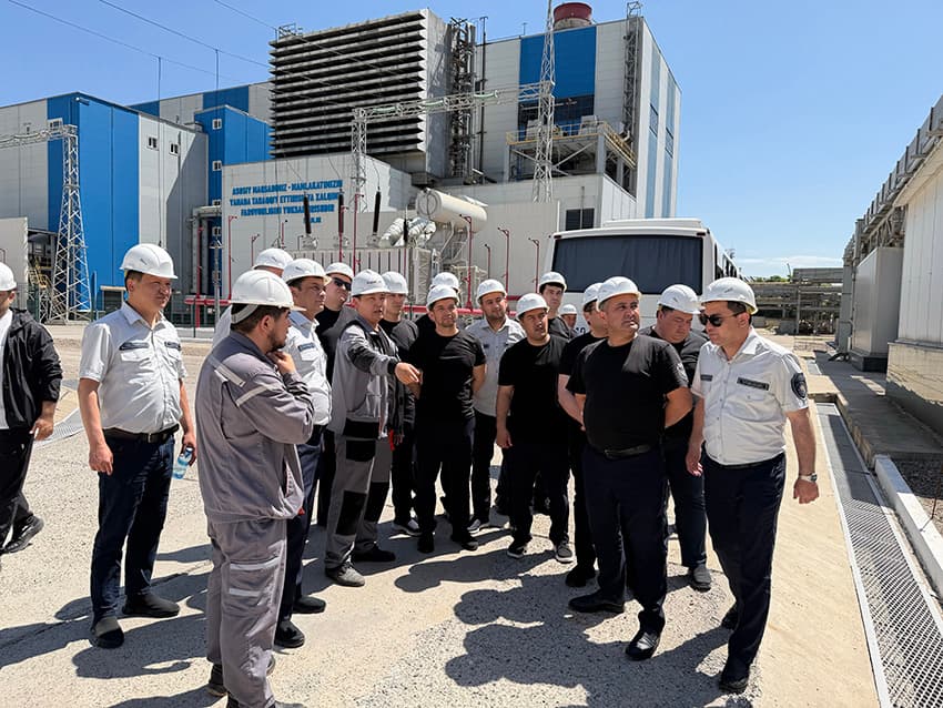 "Toshkent-2" gaz taqsimlash stansiyasida o'quv-amaliy mashg'uloti o‘tkazildi